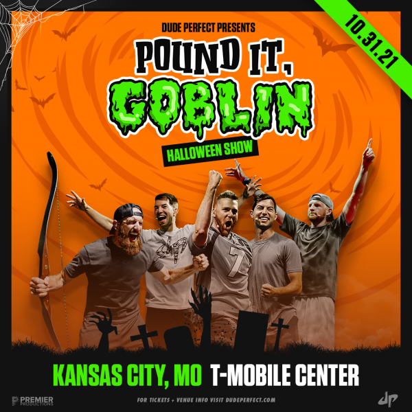 Dude Perfect - Pound It, Goblin Halloween Show - Kansas City, MO 2021 Dude Perfect - Pound It, Goblin Halloween Show - Kansas City, MO 2021